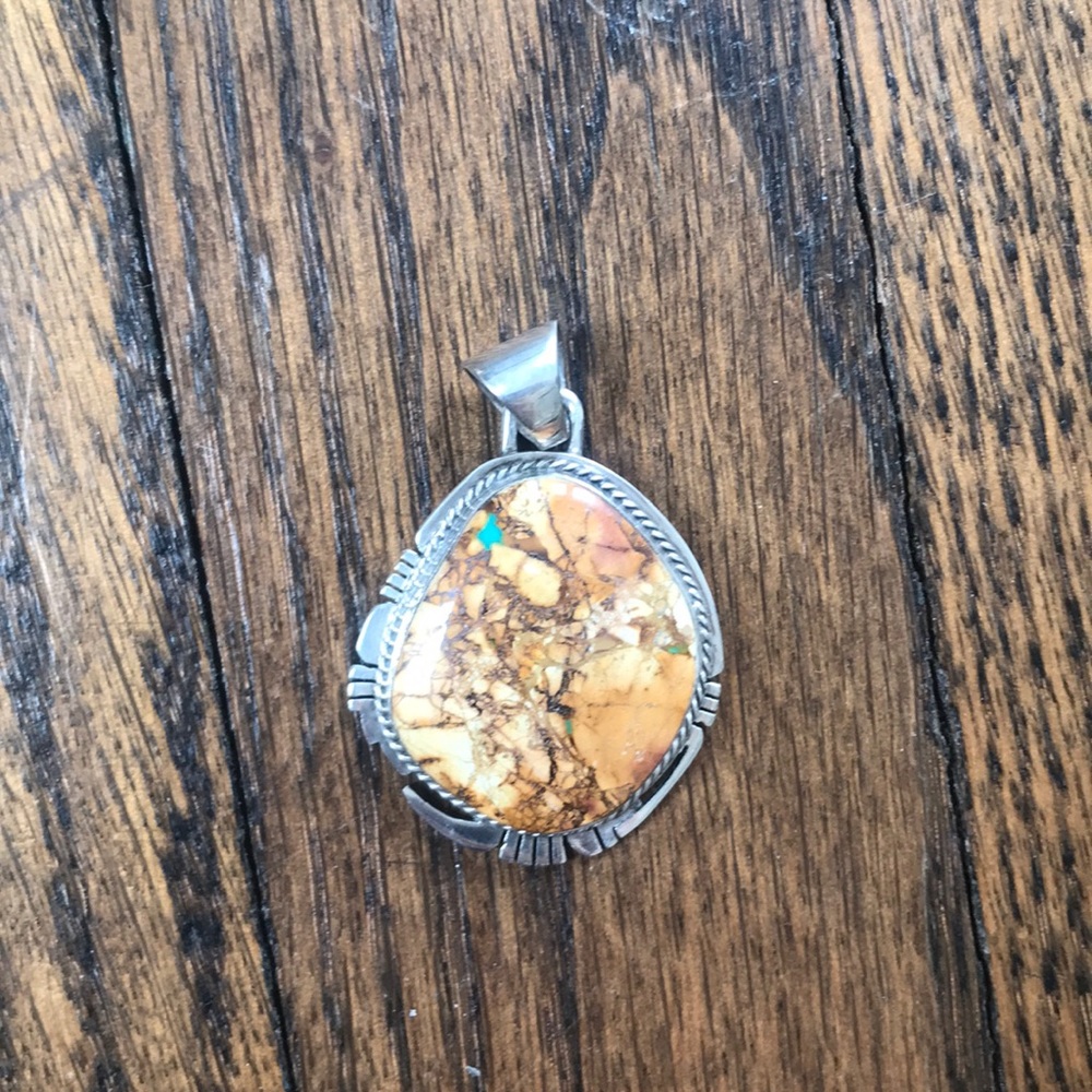 Sterling Silver Royston Turquoise pendant